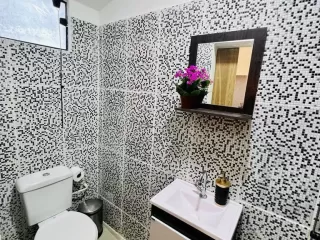 Fachada e área comum