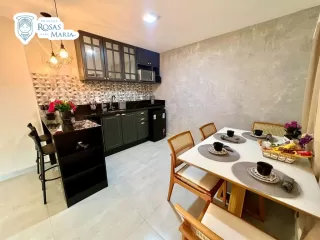 Fachada e área comum