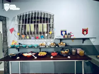 Fachada e área comum